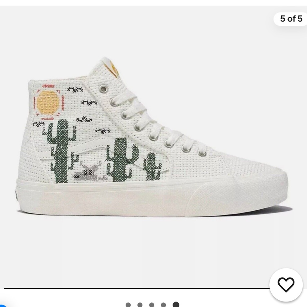 Vans Eco Sk8-Hi Tapered Top VR3 Desert Embroidery women’s Size 5.5 NEW